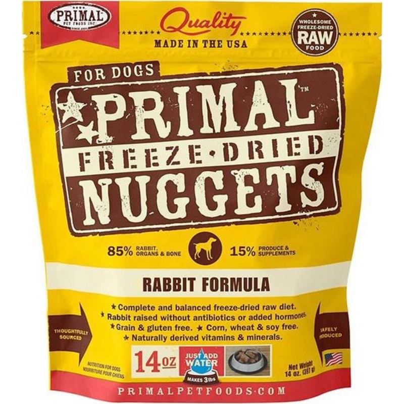 Primal Freeze Dried Nuggets Rabbit Formula Dog Food
