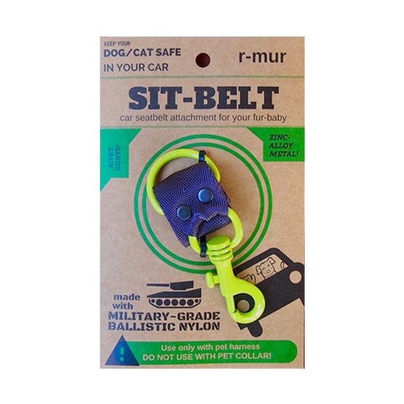 R-MUR Military Grade Car Safety SIT-BELT for Dogs