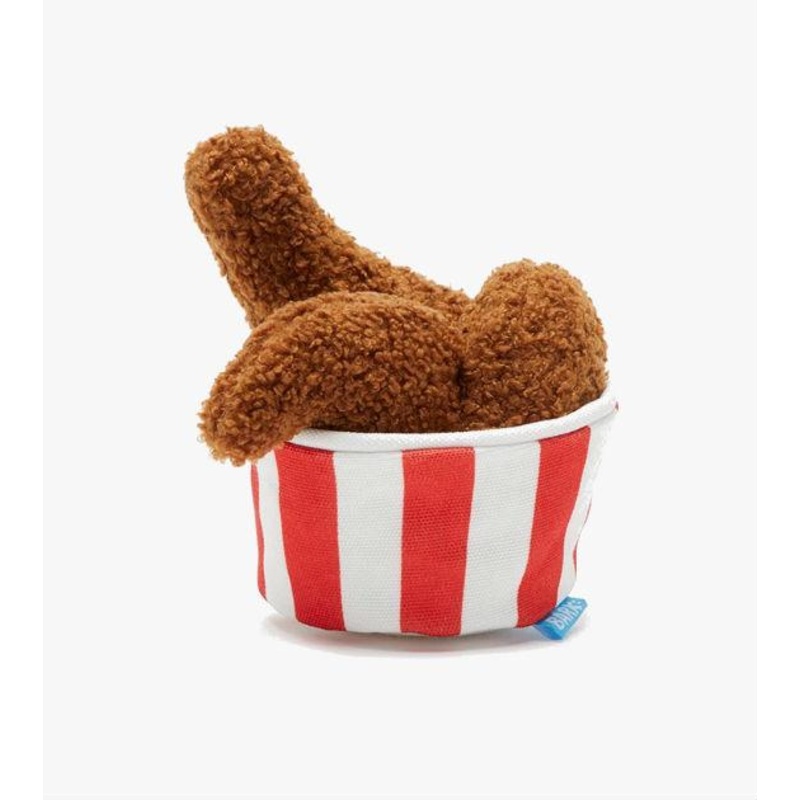 $18 ONLY: BarkShop Cooped Up Fried Chicken Dog Plush Toy