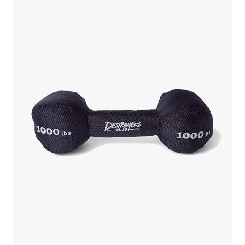 $18 ONLY: BarkShop Pupping Iron Dumbbell Dog Plush Toy