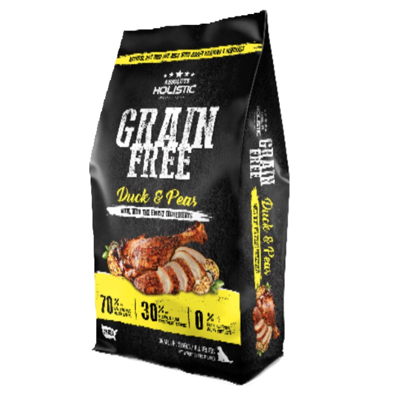 Absolute Holistic Grain Free Dry Dog Food (Duck & Peas)