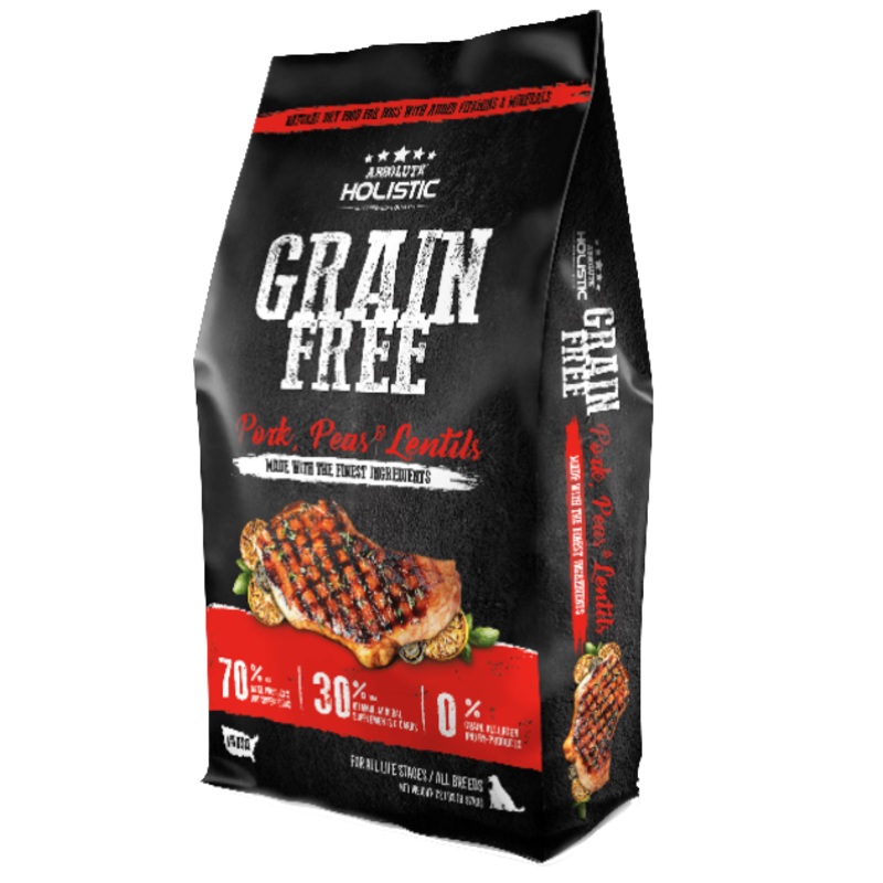 Absolute Holistic Grain Free Dry Dog Food (Pork & Peas)