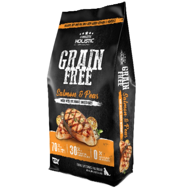 Absolute Holistic Grain Free Dry Dog Food (Salmon & Peas)