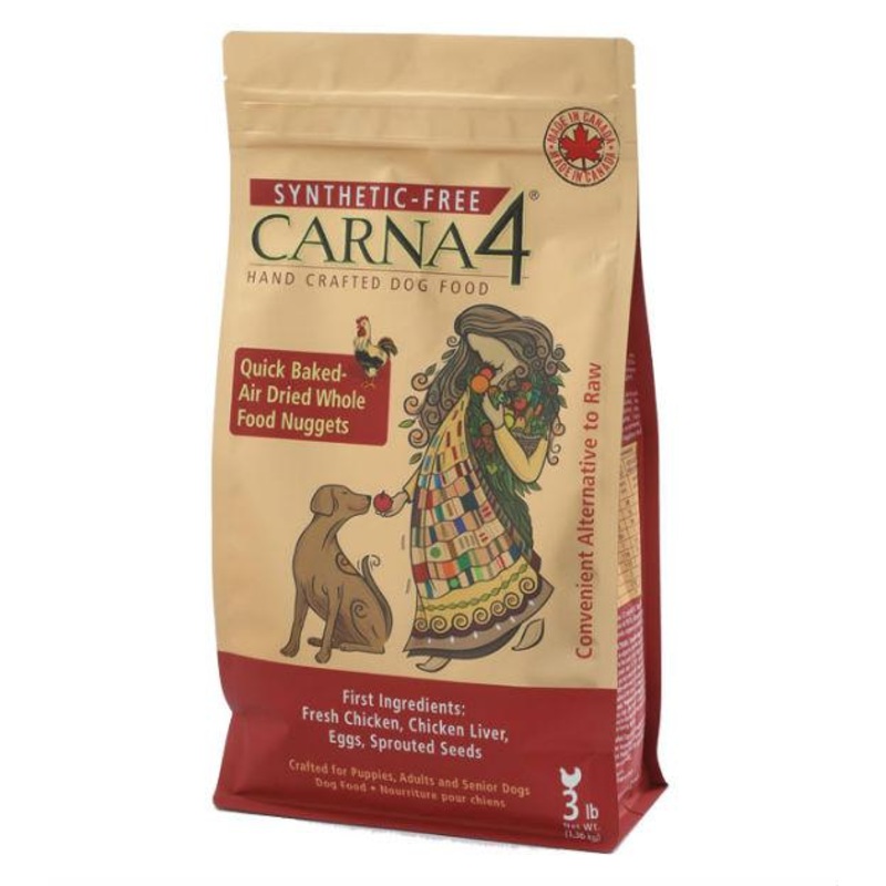 Carna4 Quick Baked Air Dried Dry Dog Food (Chicken)