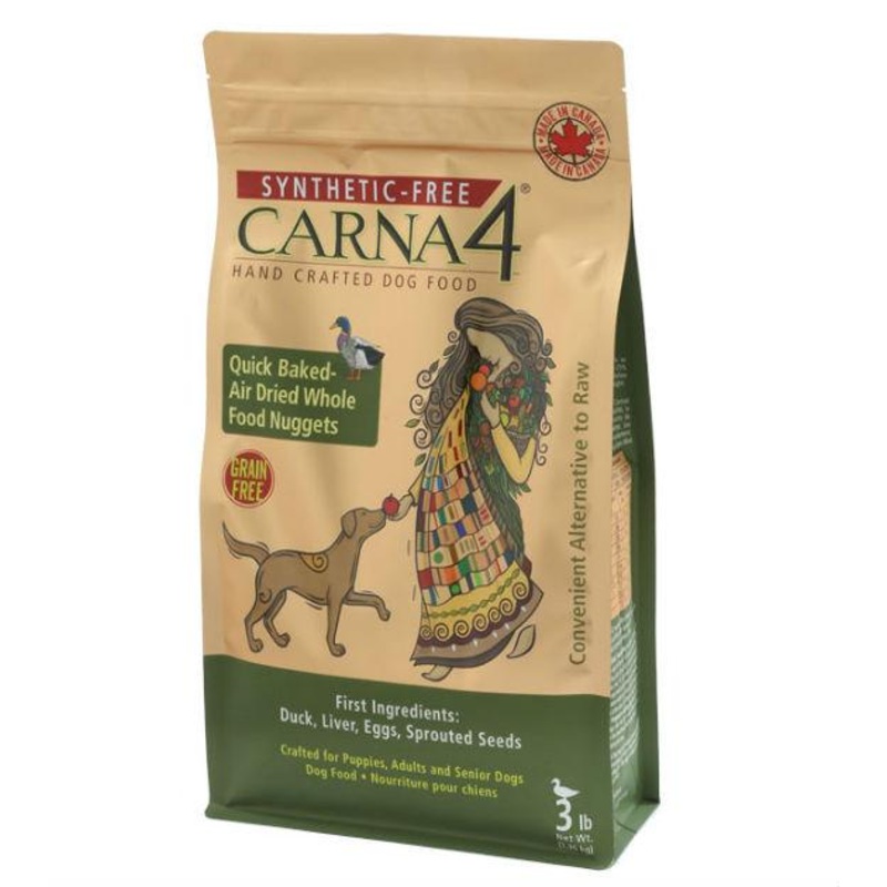 Carna4 Quick Baked Air Dried Dry Dog Food (Duck)