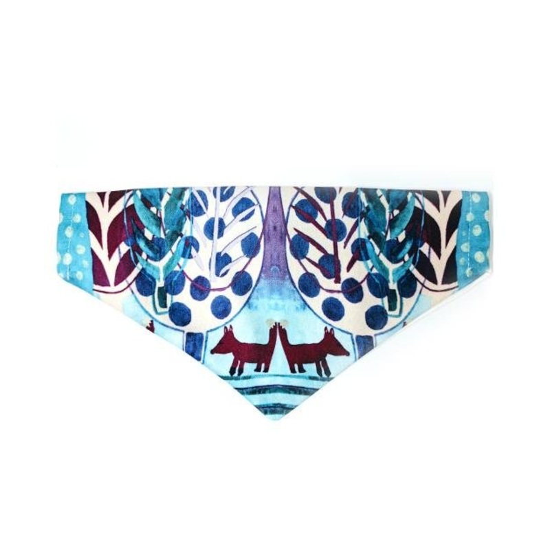 Good Dog People x SiJun Slip-On Dog Bandana (Home For The Fox)