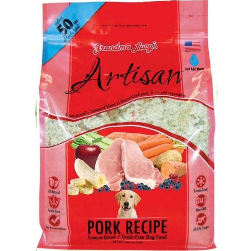 Grandma Lucy's Artisan Freeze Dried Pork Recipe Dog Food