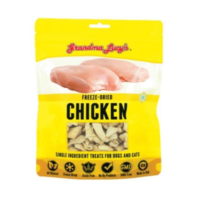 Grandma Lucy's Singles Freeze Dried Chicken Cat & Dog Treats
