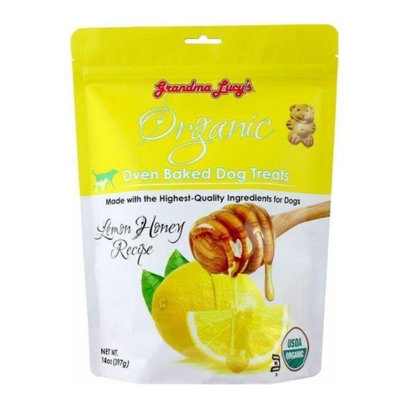 Grandma Lucys Organic Oven Baked Honey Lemon Dog Treats