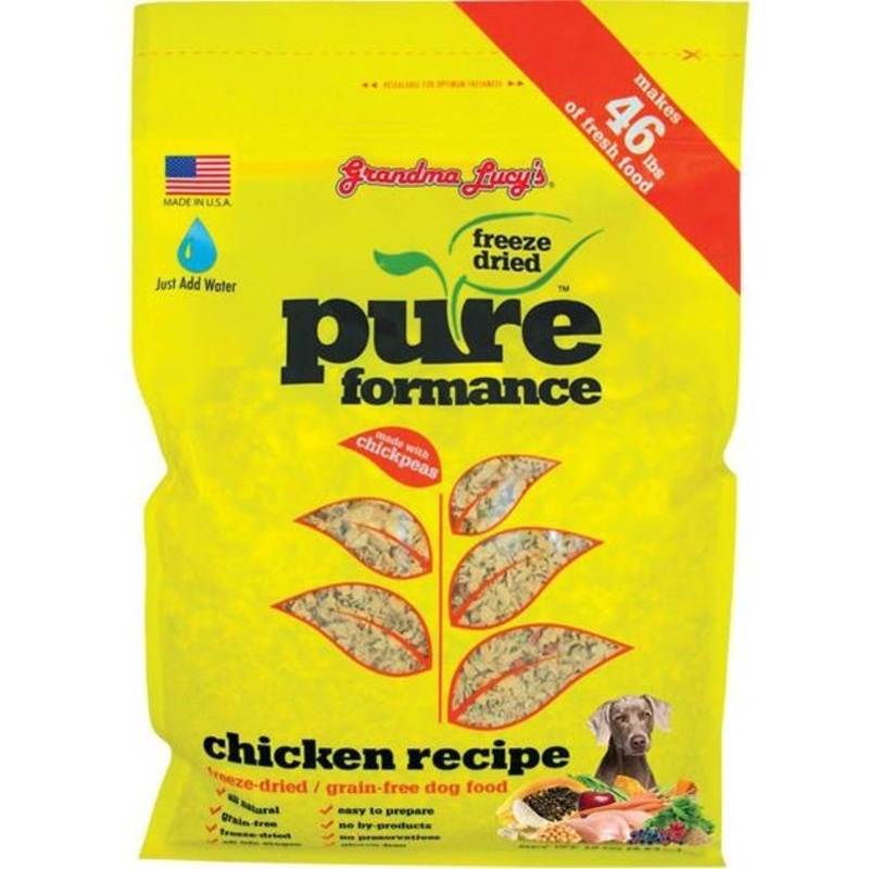 Grandma Lucys PureFormance Freeze Dried Chicken Recipe Dog Food