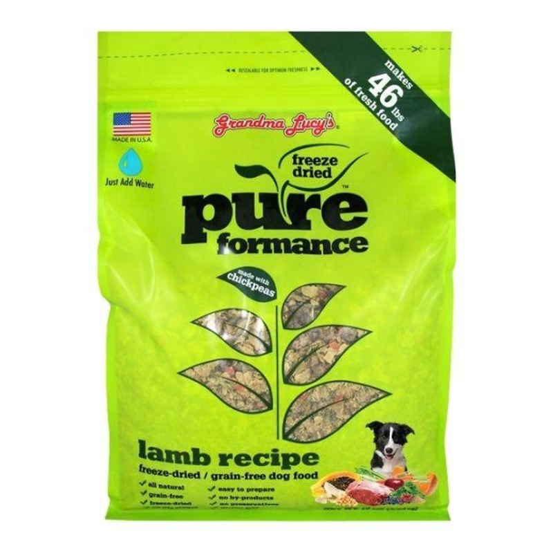 Grandma Lucys PureFormance Freeze Dried Lamb Recipe Dog Food