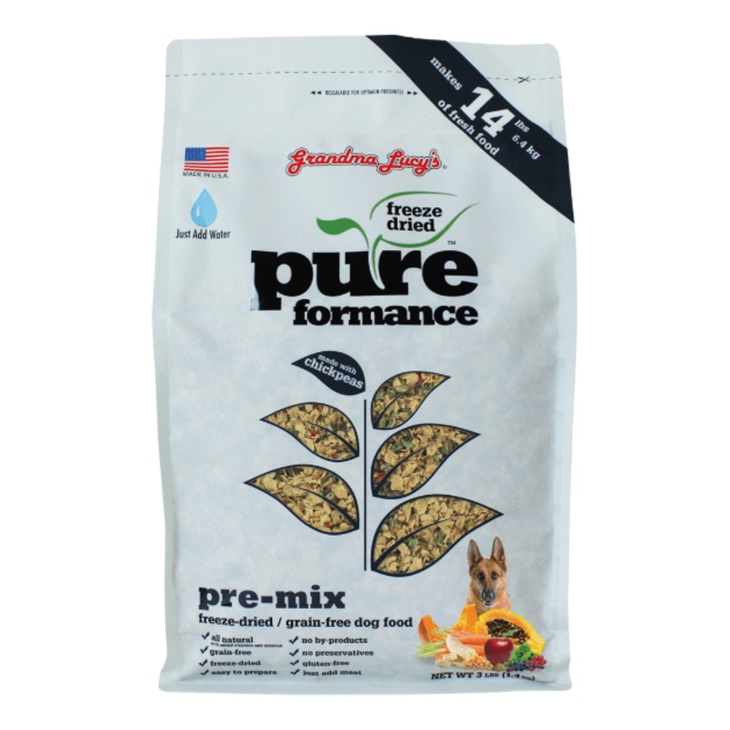 Grandma Lucys PureFormance Freeze Dried Pre-Mix Dog Food