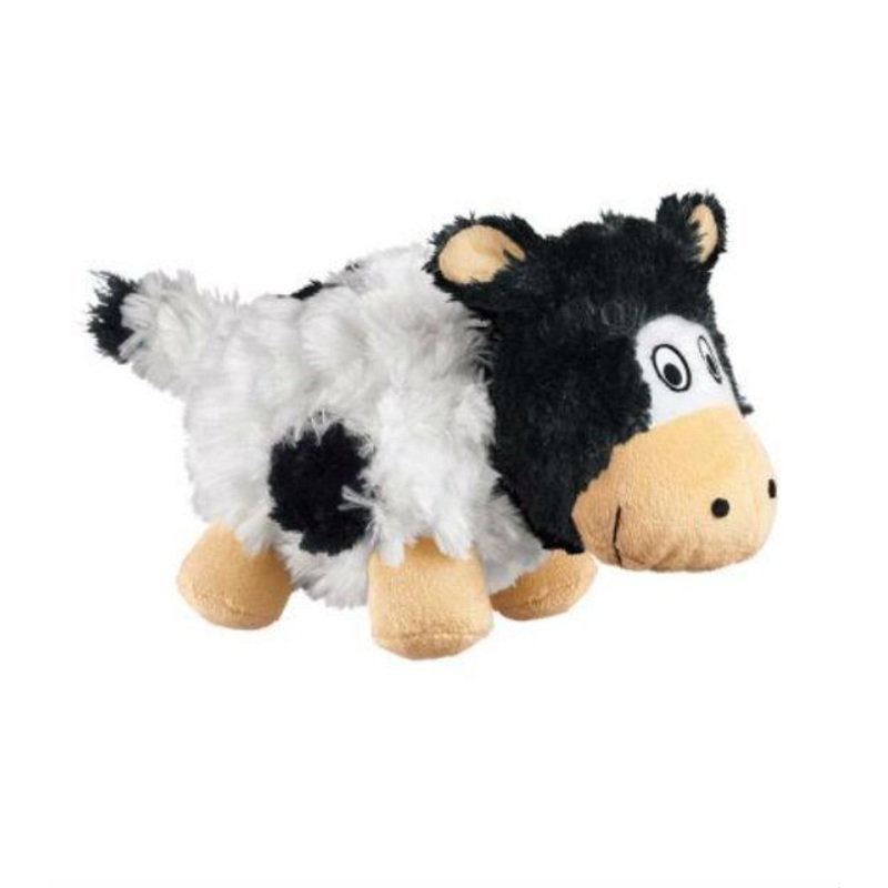 Kong Barnyard Cruncheez Cow Dog Toy