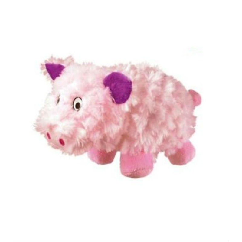 Kong Barnyard Cruncheez Pig Dog Toy