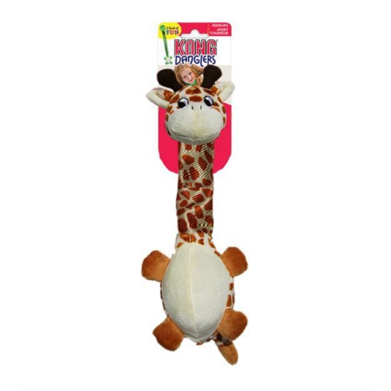 Kong Danglers Giraffe Dog Toy