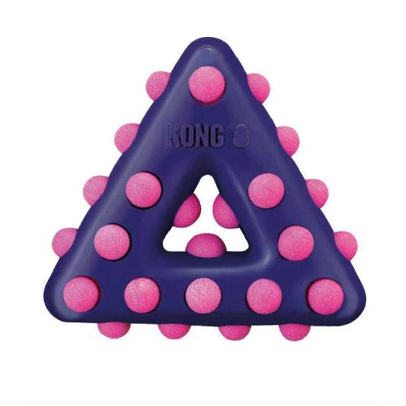 Kong Dotz Triangle Dog Toy