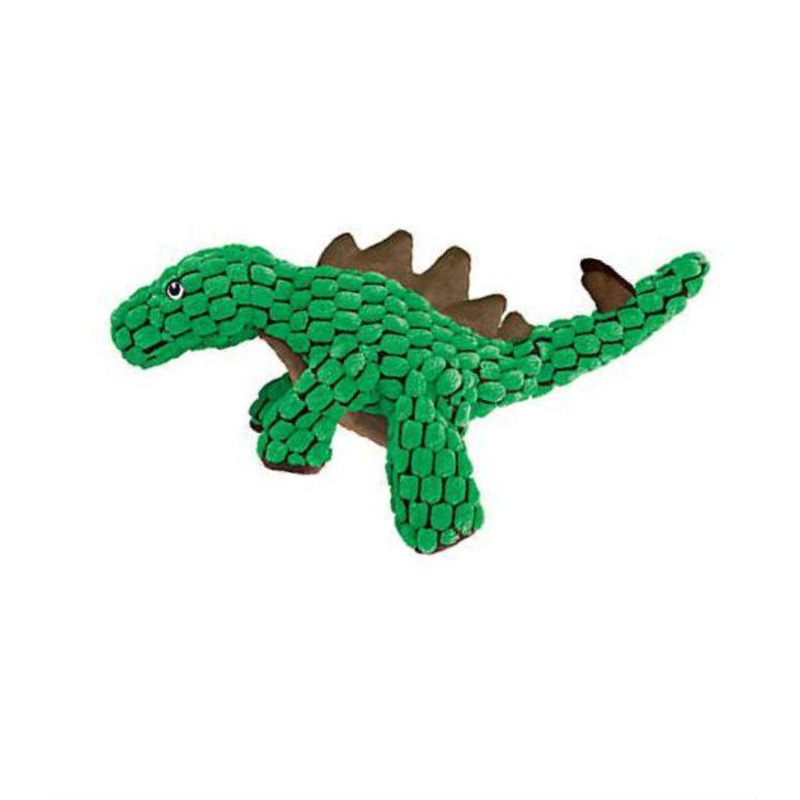 Kong Dynos Green Stegosaurus Dog Toy