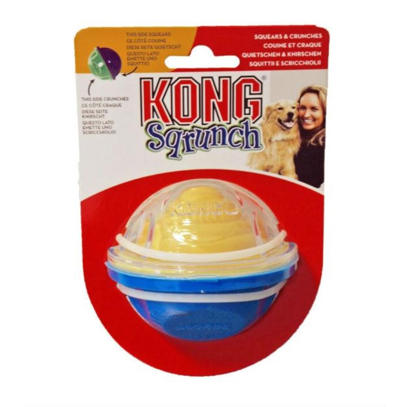 Kong Sqrunch Interactive UFO Dog Toy