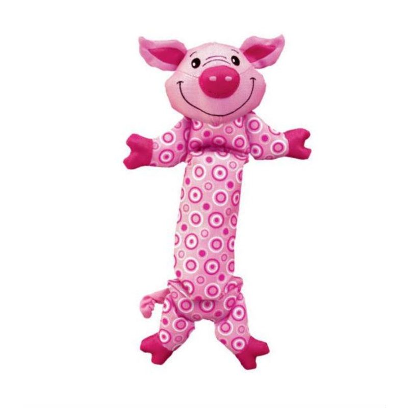 Kong Stretchezz Pig Dog Toy
