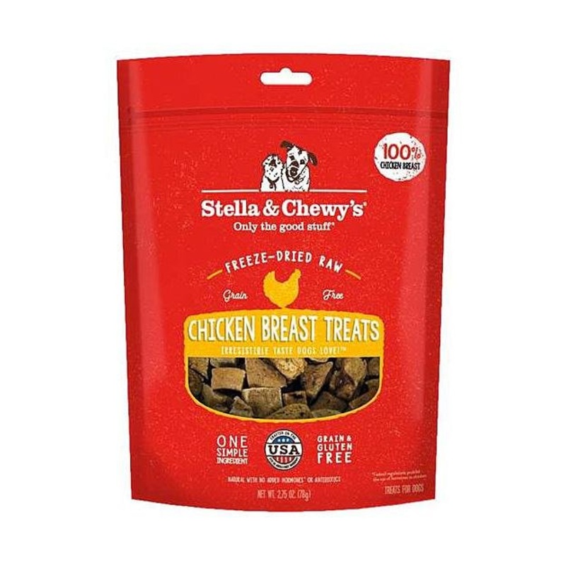 Stella & Chewys Freeze Dried Single Ingredient Chicken Breast Dog Treats