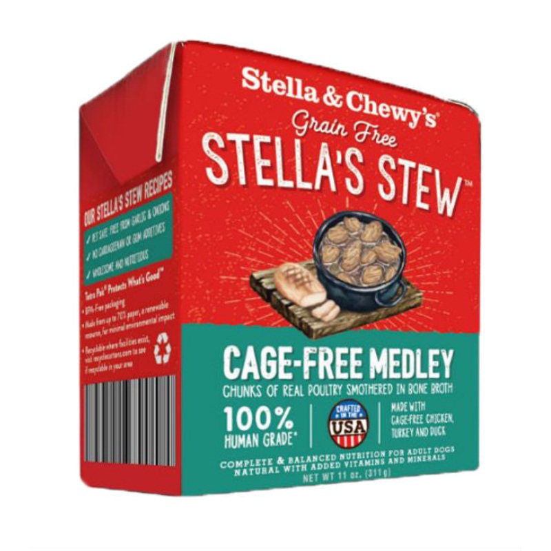 Stella & Chewys Grain Free Stews - Cage Free Medley Wet Dog Food