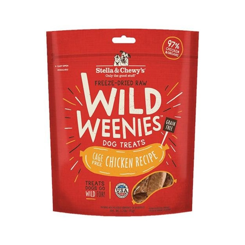 Stella & Chewys Wild Weenies (Chicken) Freeze Dried Dog Treats