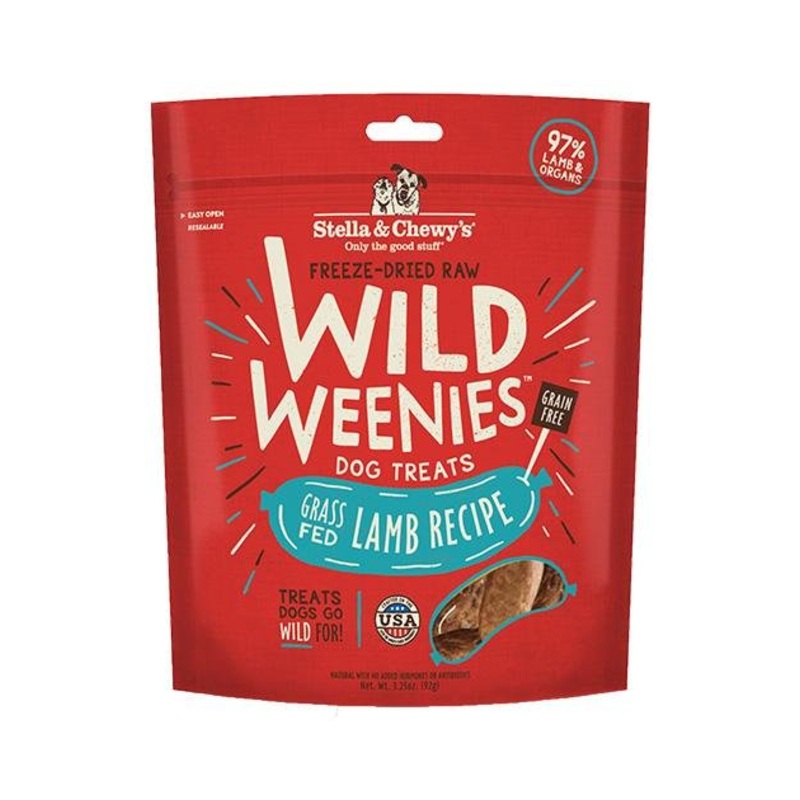 Stella & Chewys Wild Weenies (Lamb) Freeze Dried Dog Treats