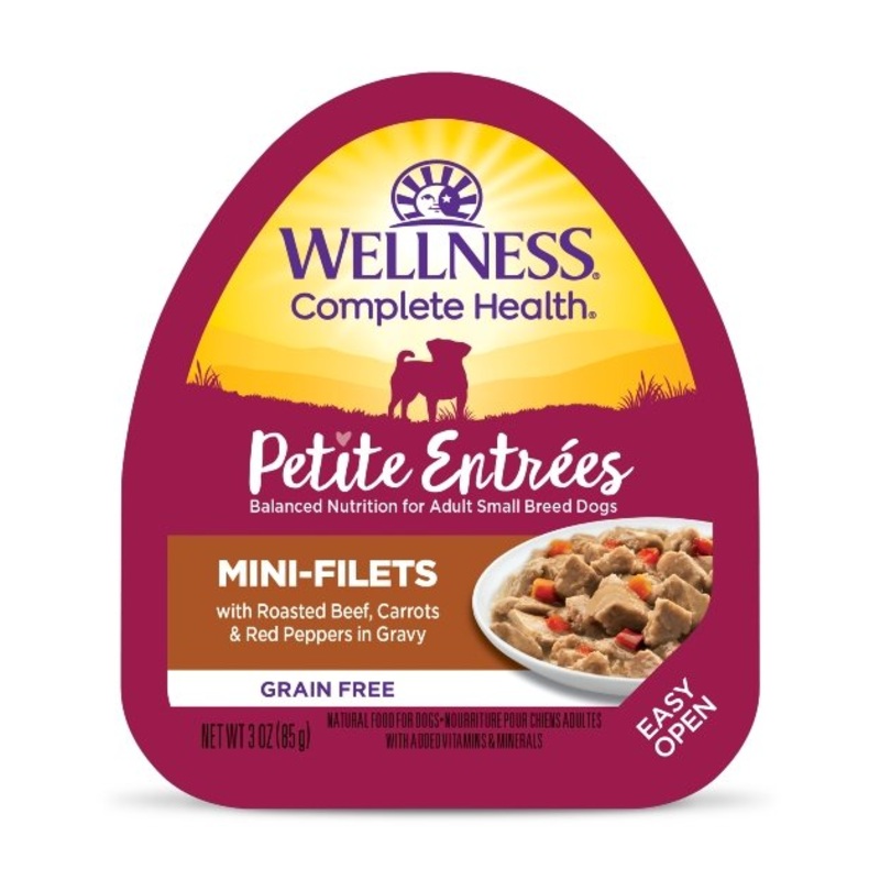 Wellness Petite Entrees Mini-Filets (Roasted Beef, Carrots & Red Peppers) Wet Dog Food