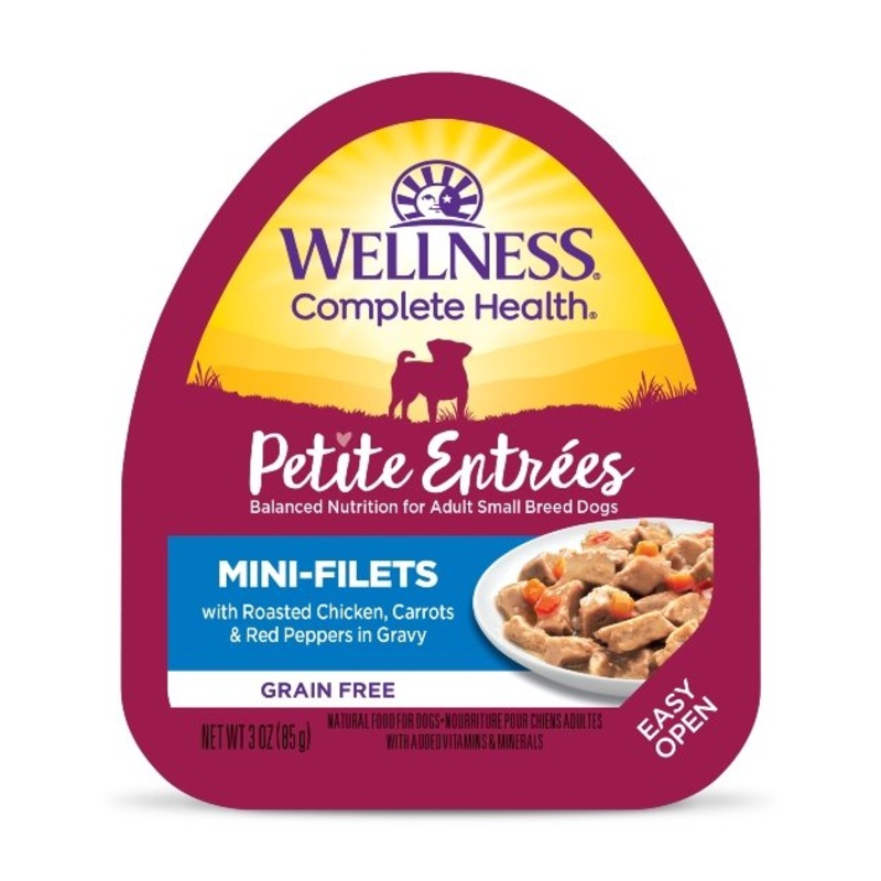 Wellness Petite Entrees Mini-Filets (Roasted Chicken, Carrots & Red Peppers) Wet Dog Food