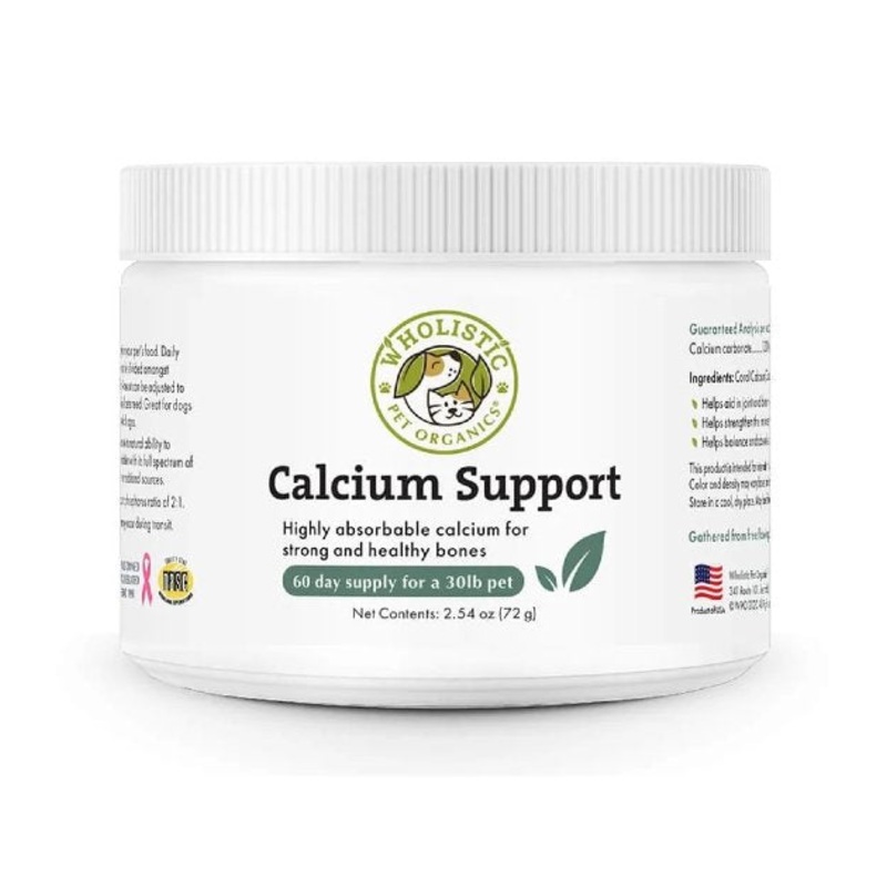 Wholistic Pet Organics Calcium Support Pet Supplement