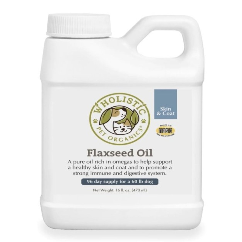 Wholistic Pet Organics Flaxseed Oil Dog Supplements