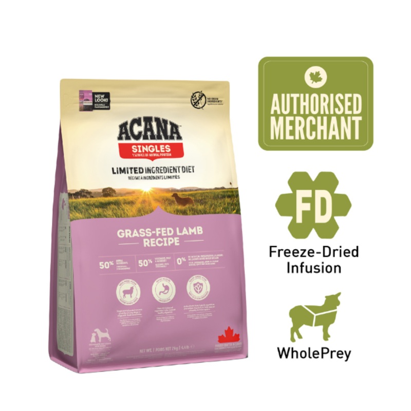 Acana Singles Limited Ingredient Grass-Fed Lamb Dry Dog Food