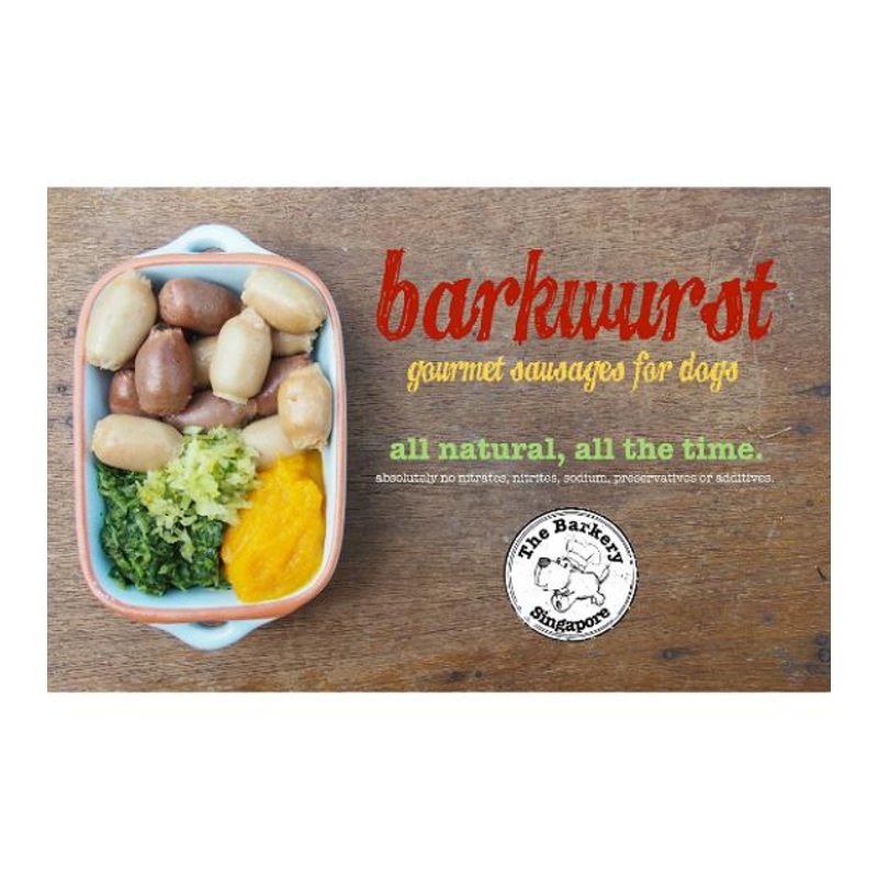The Barkery Barkwurst Frozen Dog Food