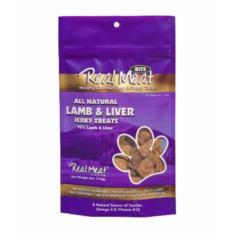 The Real Meat Company All Natural Lamb & Liver Jerky Dog Treats