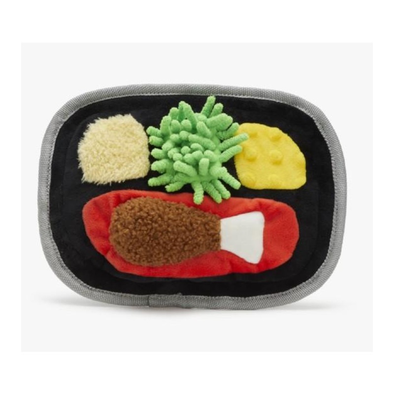 $18 ONLY: BarkShop Tubular TV Dinner Dog Plush Toy