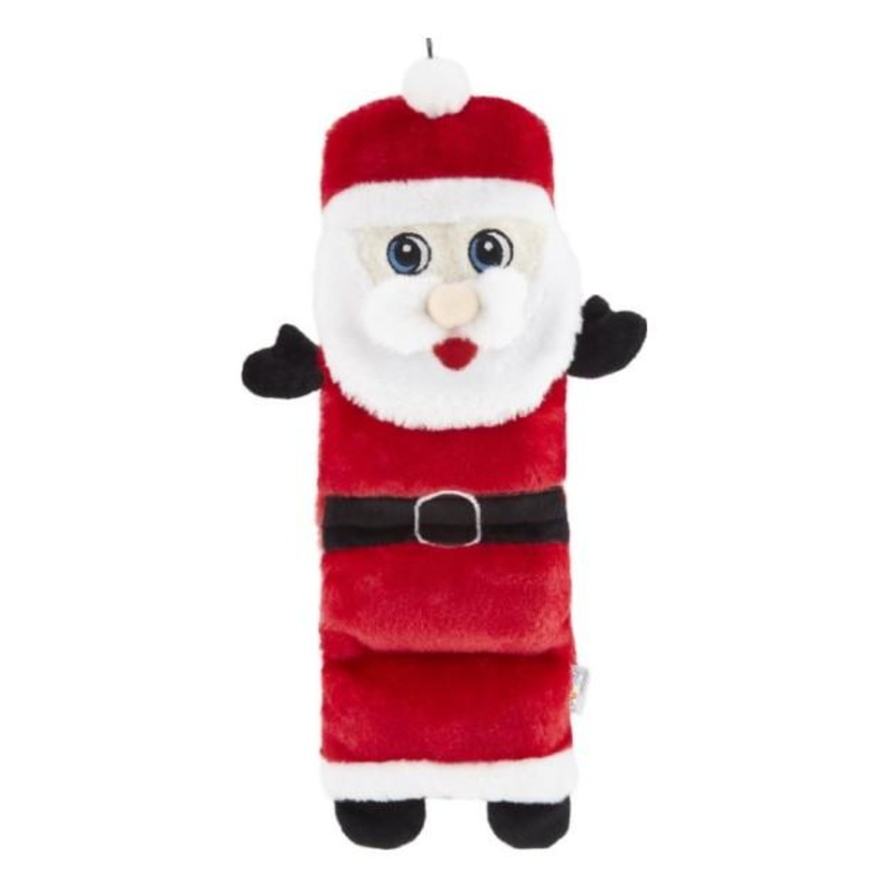 25% OFF: Outward Hound Holiday Invincibles Santa Squeaker Mat Dog Toy