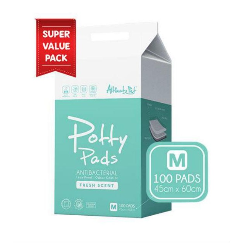 Altimate Pet (Fresh Scent) Potty Pee Pad For Dogs - Medium