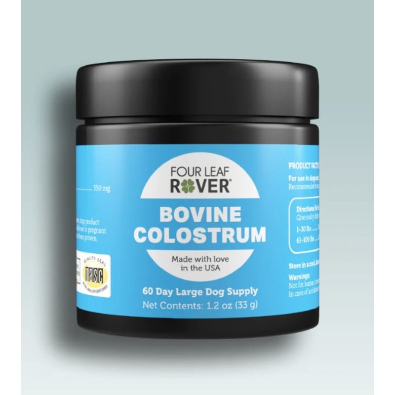 Four Leaf Rover (BOVINE COLOSTRUM) Dog Supplements