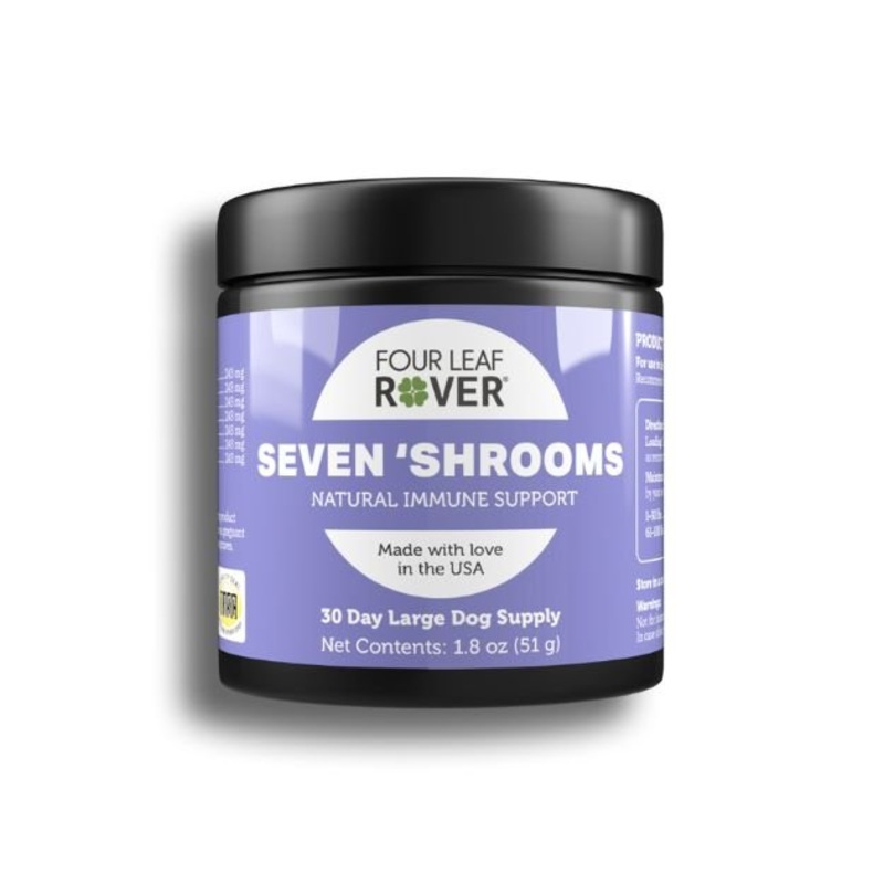 Four Leaf Rover (SEVEN 'SHROOMS) Organic Mushroom Mix Dog Supplement