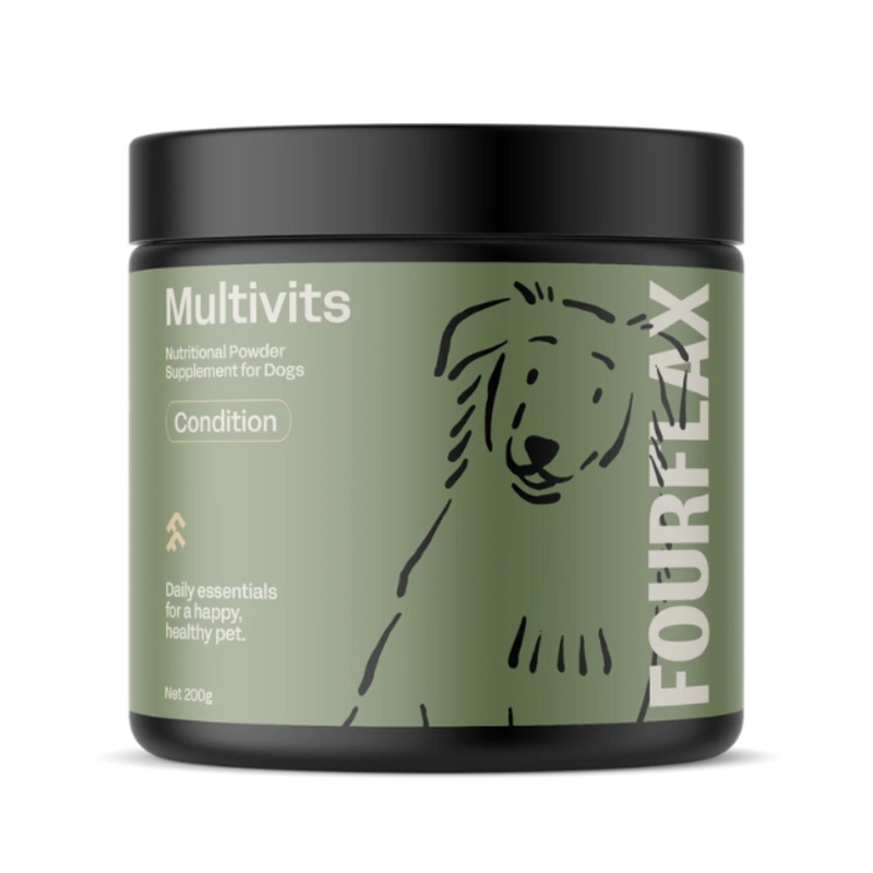 Fourflax Nutritional Powder Supplement for Dogs (Multivits)
