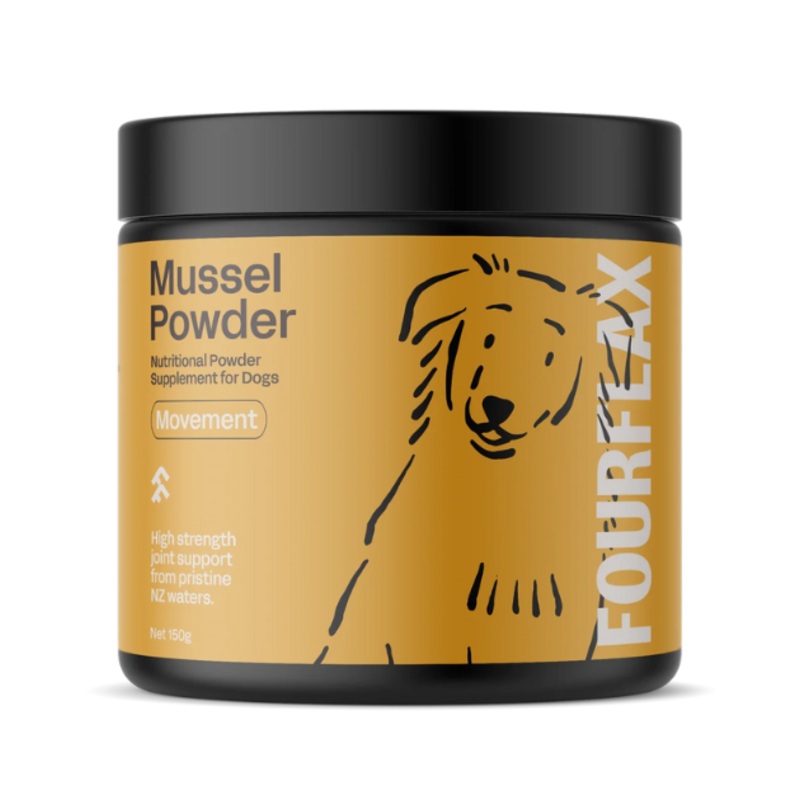 Fourflax Nutritional Powder Supplement for Dogs (Mussel Powder)