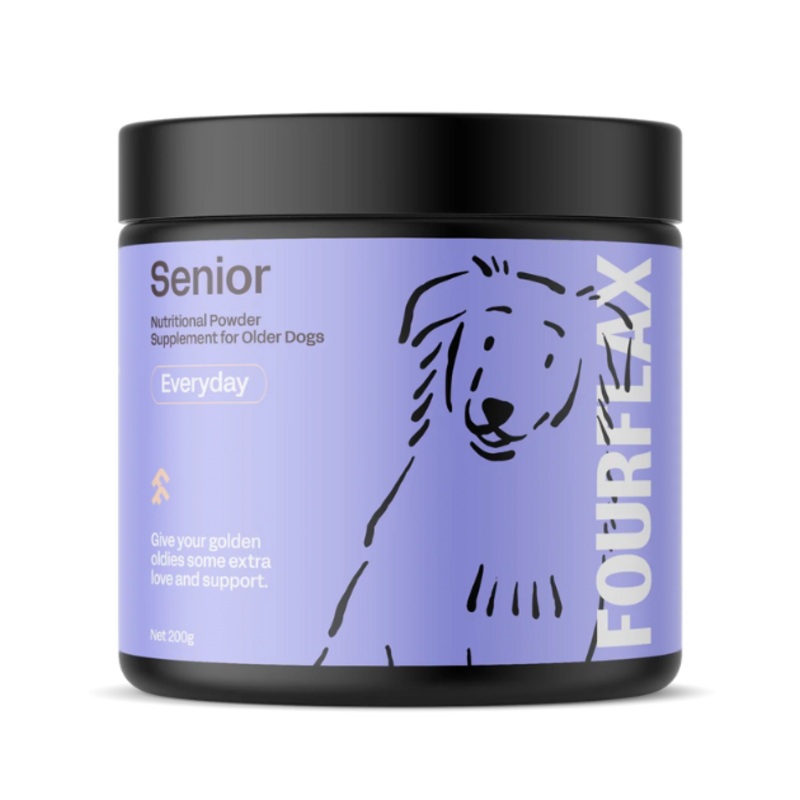 Fourflax Nutritional Powder Supplement for Older Dogs (Senior)