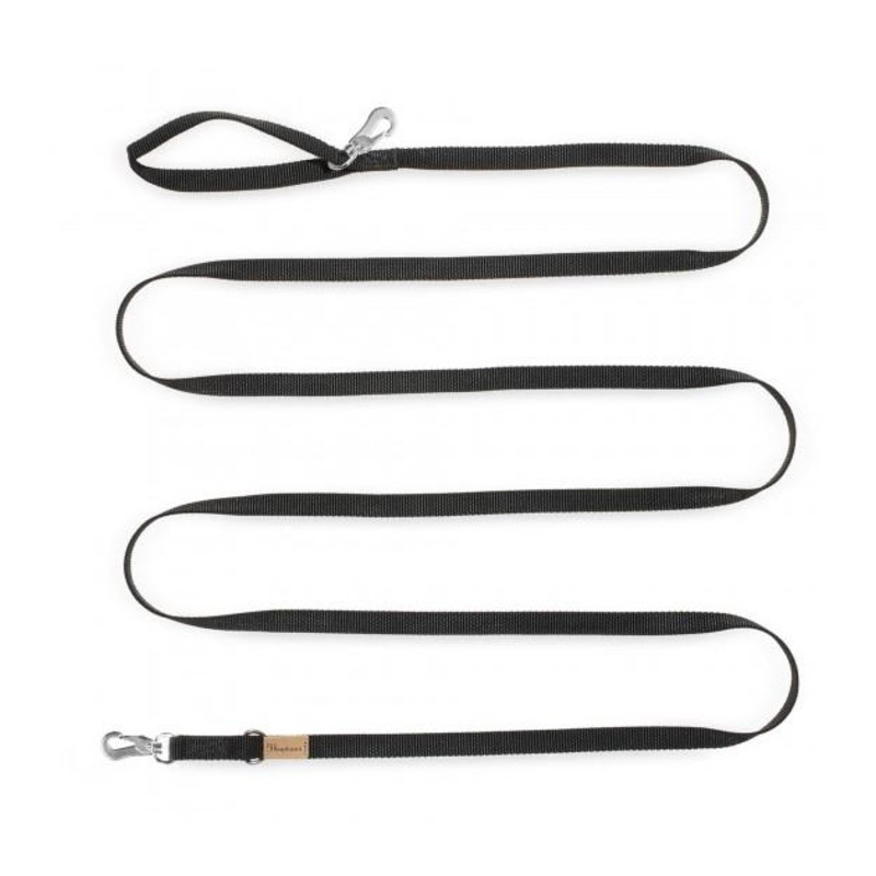 Haqihana Black Dog Leash