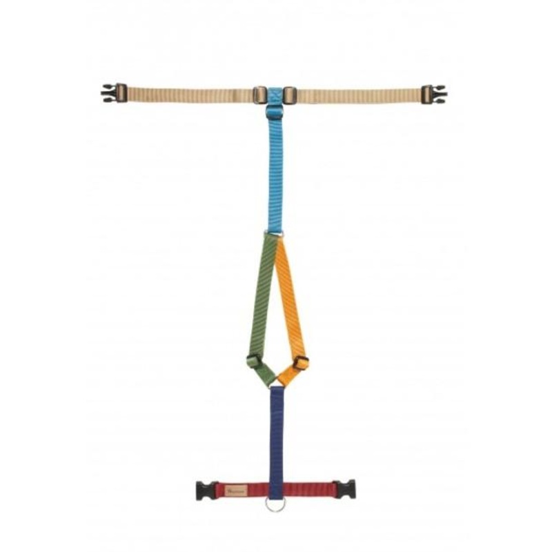 Haqihana Multicolor Dog Harness (By Turid Rugaas)