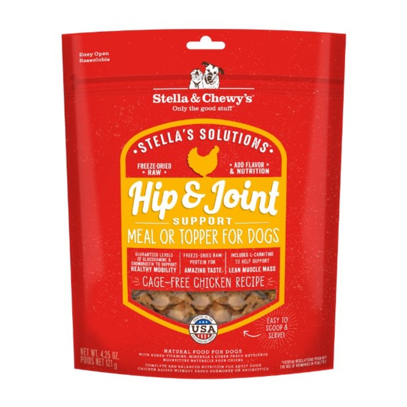 Stella & Chewy's Stella's Solutions (Hip & Joint Boost) Cage-Free Chicken Freeze-Dried Raw Dog Food
