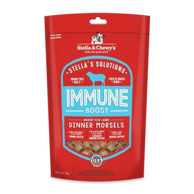 Stella & Chewy's Stella's Solutions (Immune Boost) Grass-Fed Lamb Freeze-Dried Raw Dog Food