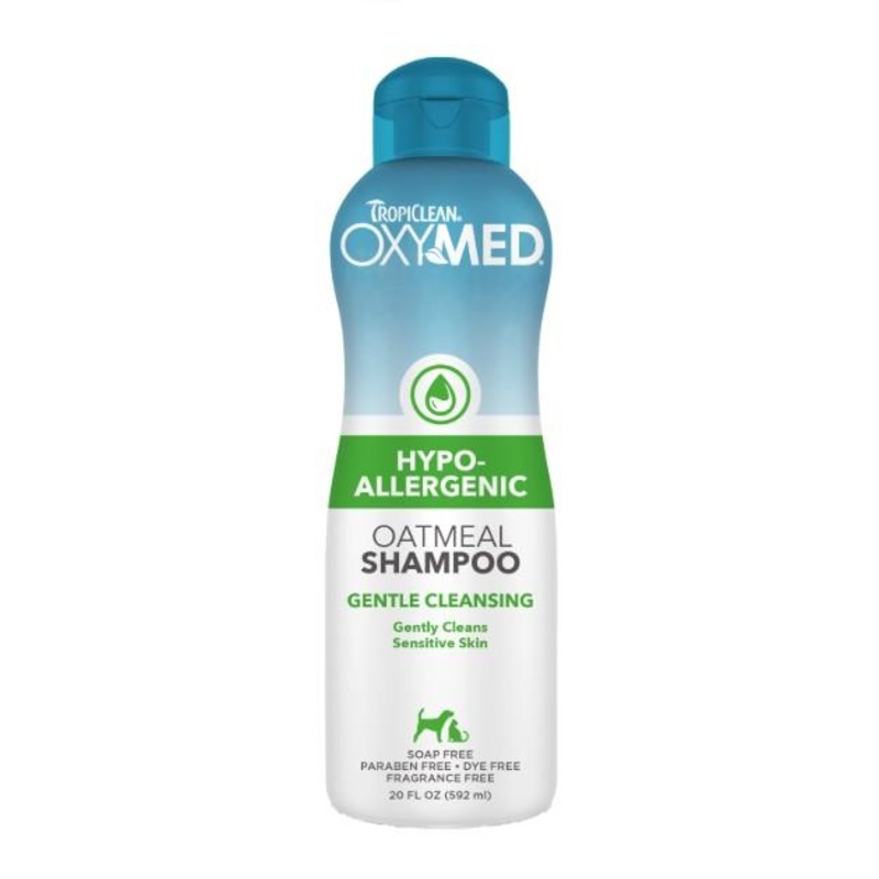 TropiClean OxyMed (Hypoallergenic) Oatmeal Shampoo For Cats & Dogs