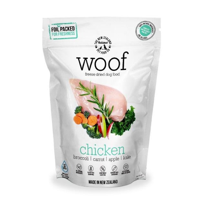 Woof Freeze Dried Raw Chicken Dog Food