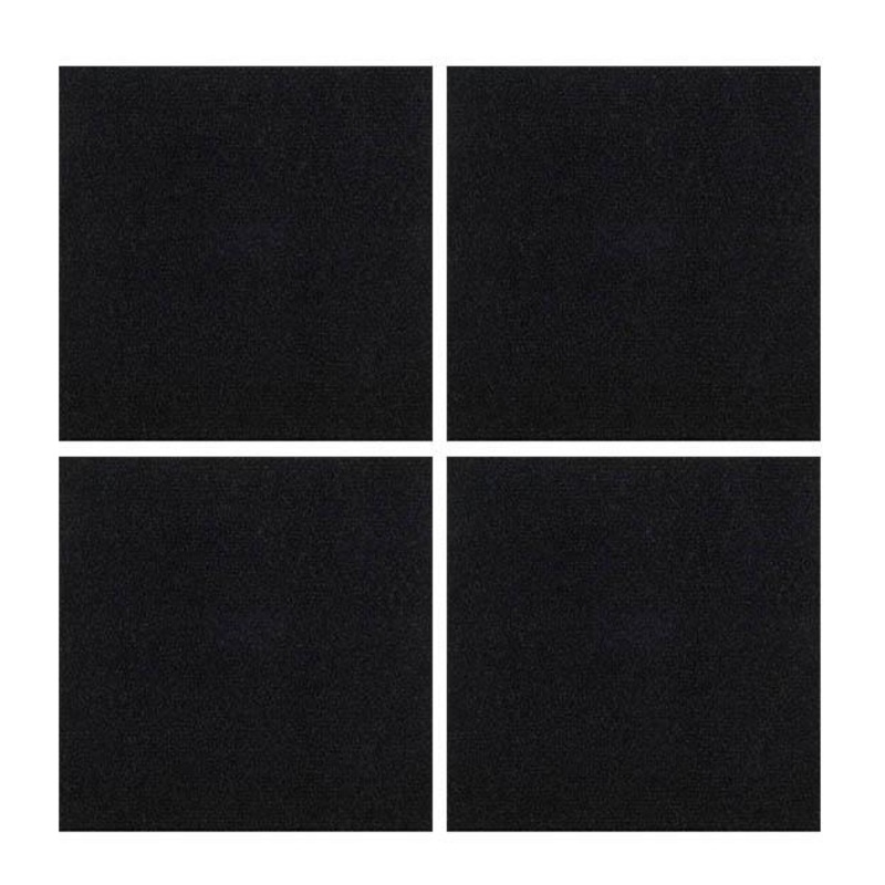25% OFF: Triluc Non-Slip Washable & Water-Repellent Pet Mat (Black 4-Piece)