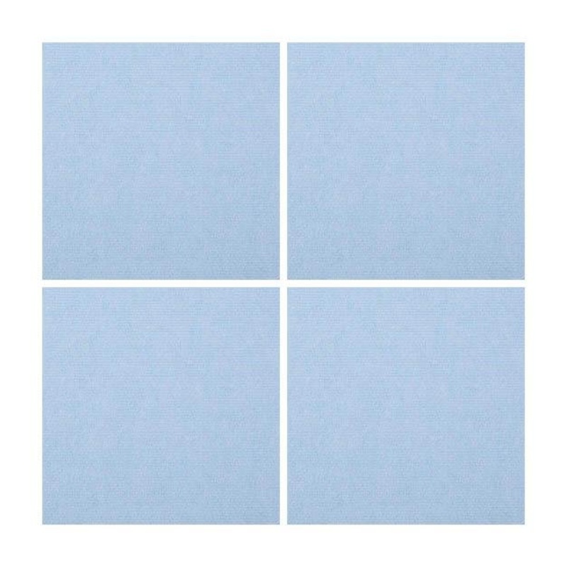 25% OFF: Triluc Non-Slip Washable & Water-Repellent Pet Mat (Light Blue 4-Piece)